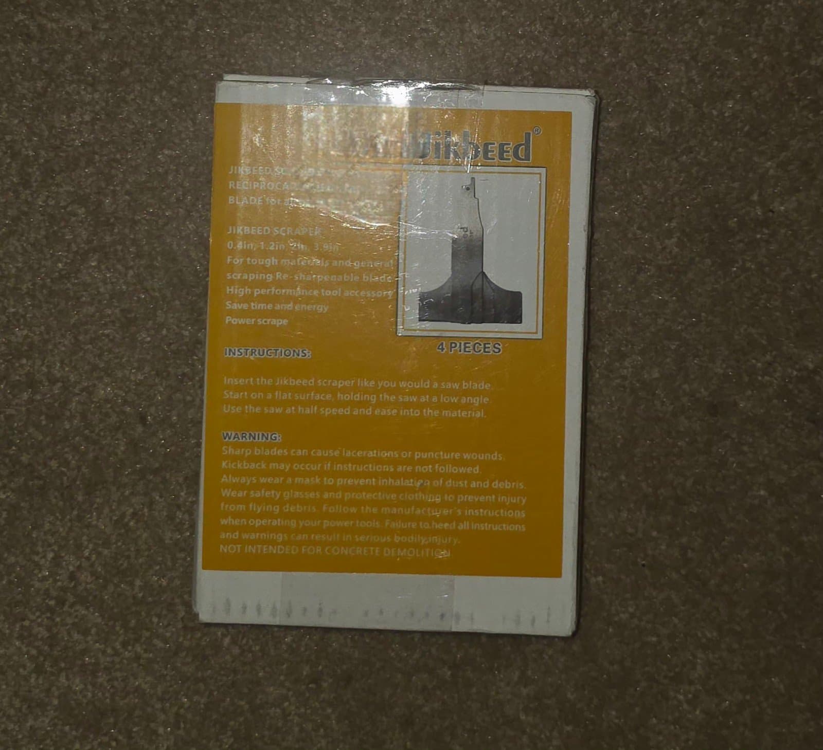 Reciprocating Saw Scraper Blades, High Carbon Steel Multi-Size Cleaning K - Thumbnail 7