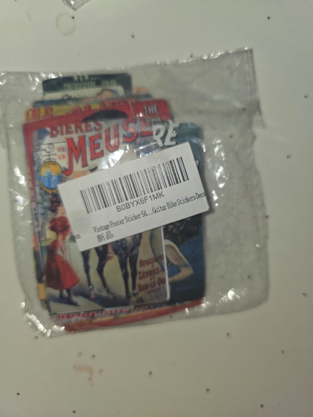 Vintage Movie Poster Stickers - Image 1