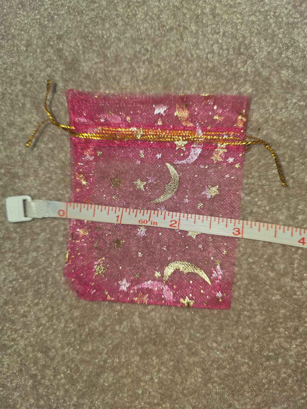 Moon Star Organza Bags 50pc - Thumbnail 4