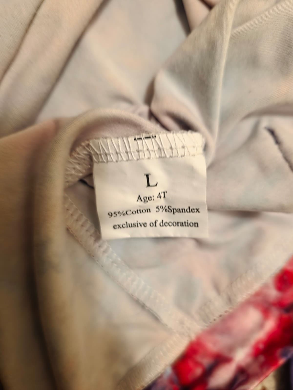 Girls Purple Tie Die Hoodie sz 5T - Thumbnail 2