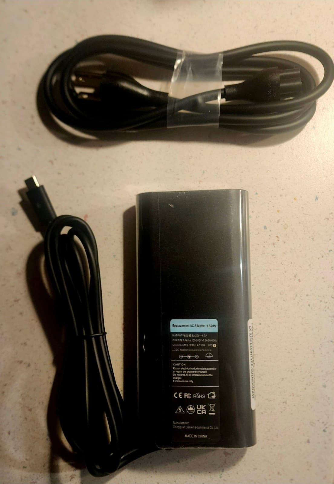 Laptop Charger 130W Type C Replacement Charger - Thumbnail 2