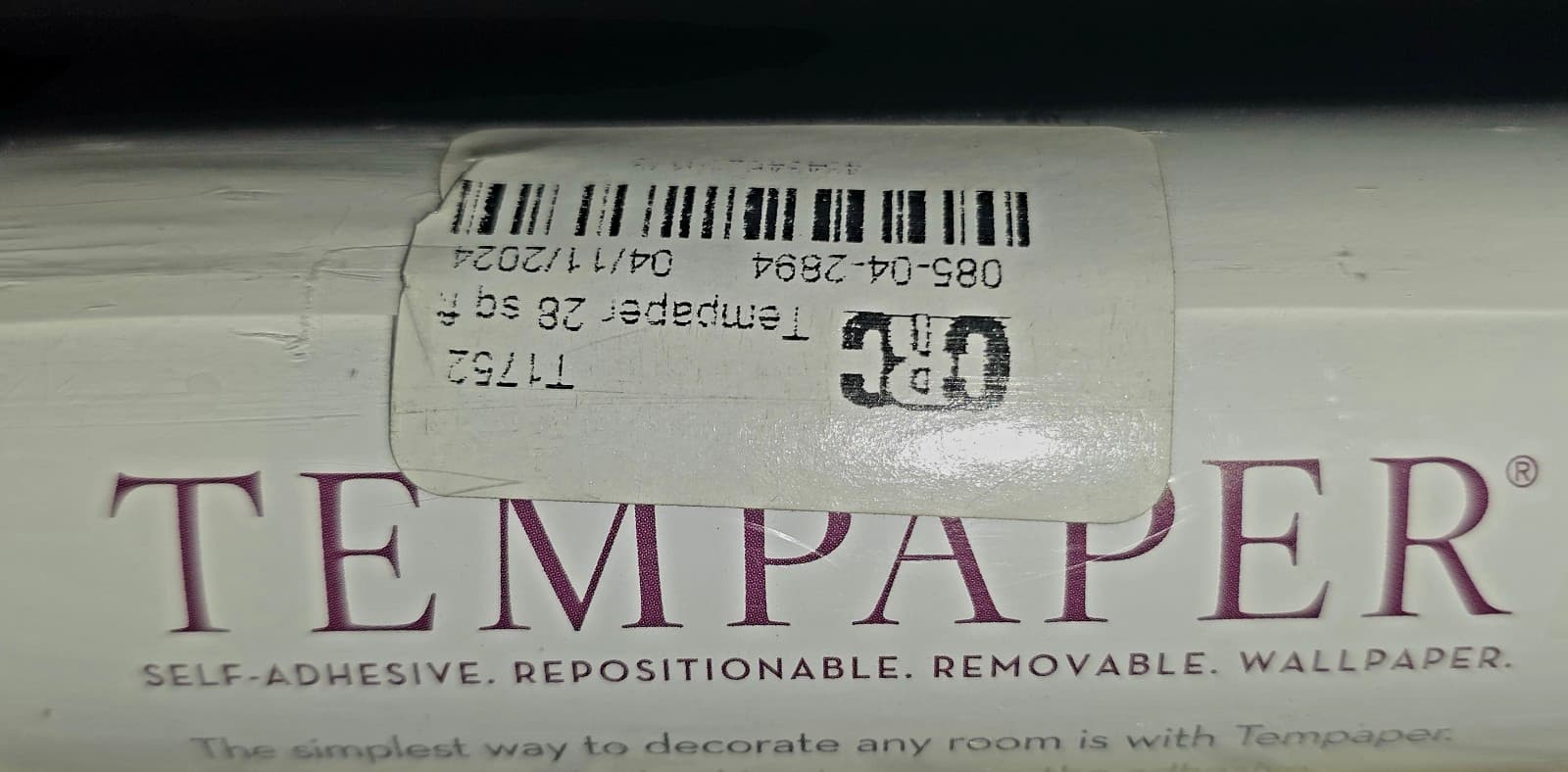 Peel and Stick Black Floral Wallpaper 17.5" x 393 Gold Leaf Contact Paper Viny - Thumbnail 11