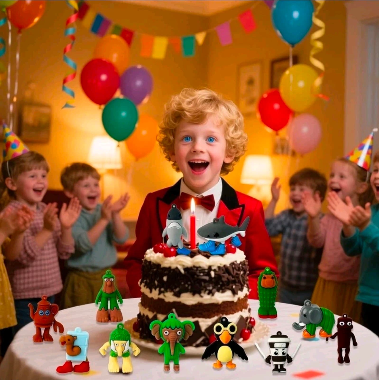 Italian Brainrot Toy, Tralalero Tralala Action Figures - Italian Brain Rot - Thumbnail 2