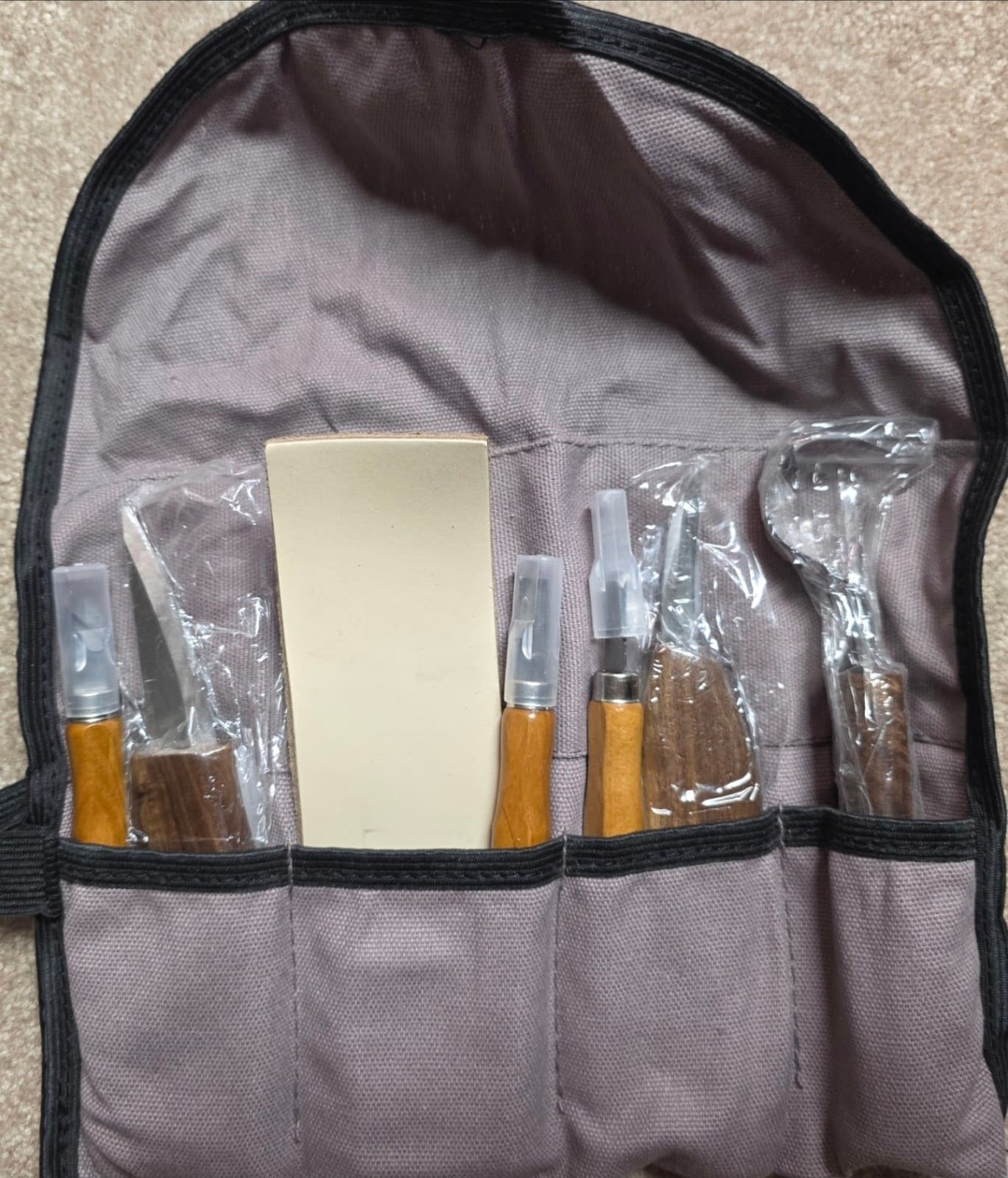 Woodworking Tool Set Whittling Hook Kit DIY Craft Hand Tools Set - Thumbnail 6