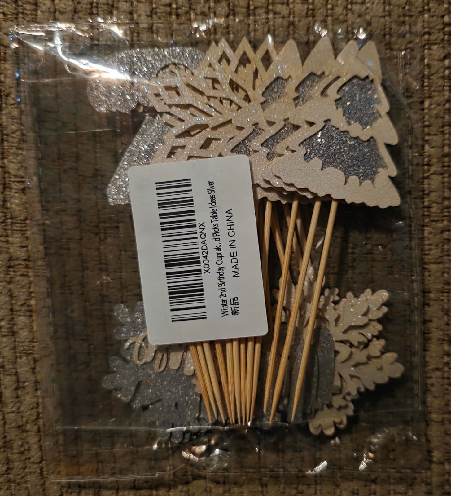 Christmas Party Cake Toppers/Decorations 20pack - Image 1