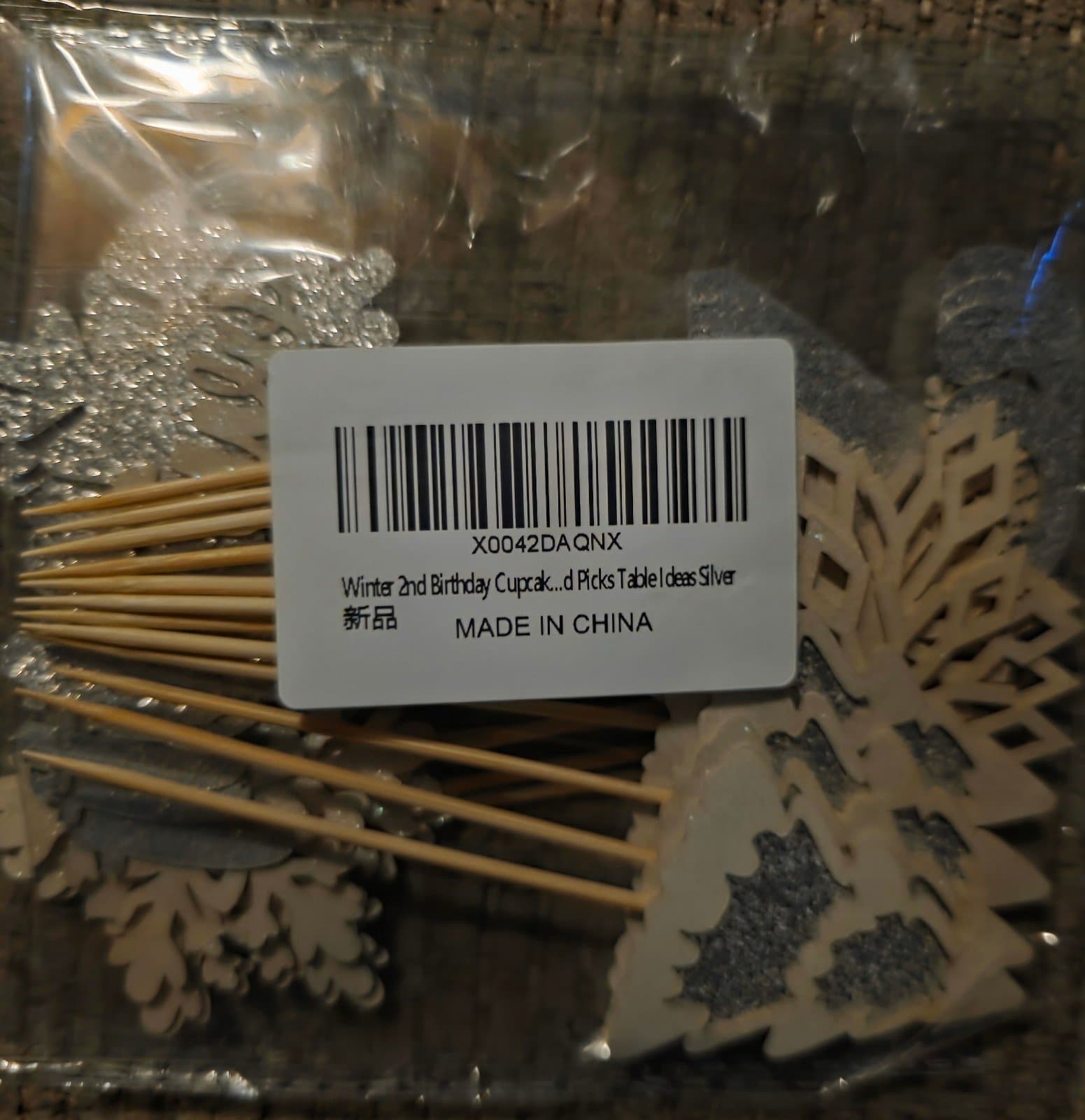 Christmas Party Cake Toppers/Decorations 20pack - Thumbnail 2