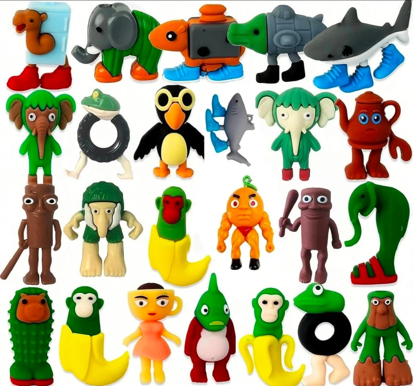 Italian Brainrot Toy, Tralalero Tralala Action Figures - Italian Brain Rot - Image 1