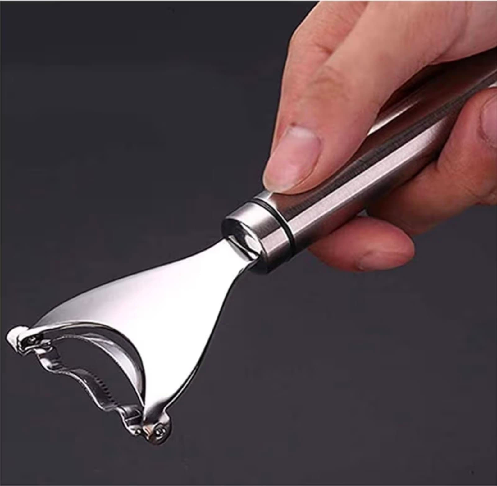 Corn Cutter Peeler, Portable Corn Cob Peeler Corn Stripper Comfortable Handle Co - Thumbnail 6