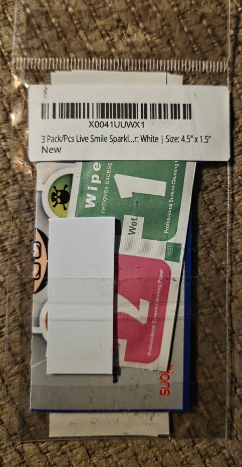 Vinyl Sticker - Smile, Sparkle, Shine Waterproof & Permanent - Thumbnail 2