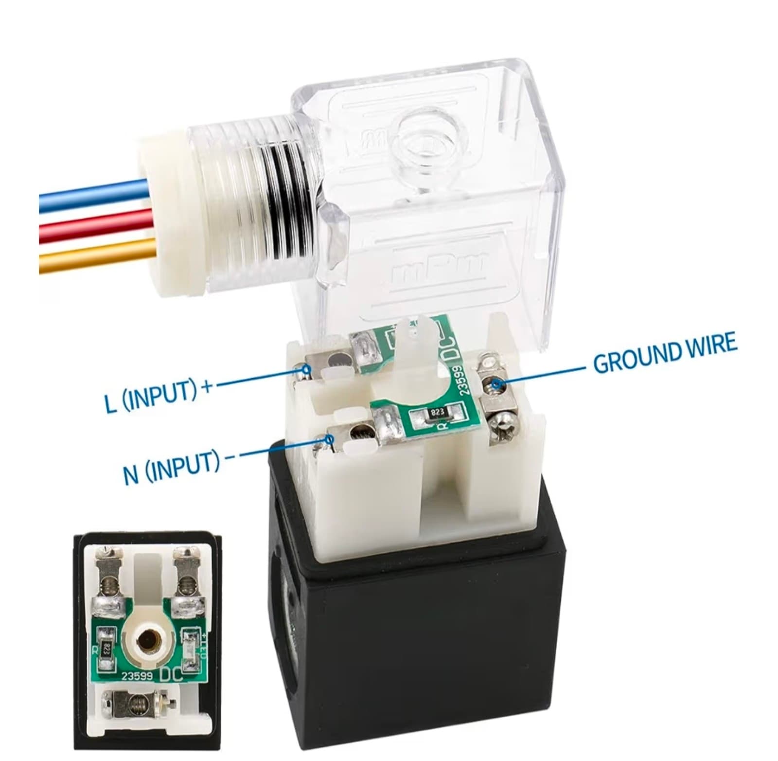 Baomain 4V210-08 Electric Solenoid Valve, 110V AC 2- Position 5-Way 1/4" PT Port - Thumbnail 8