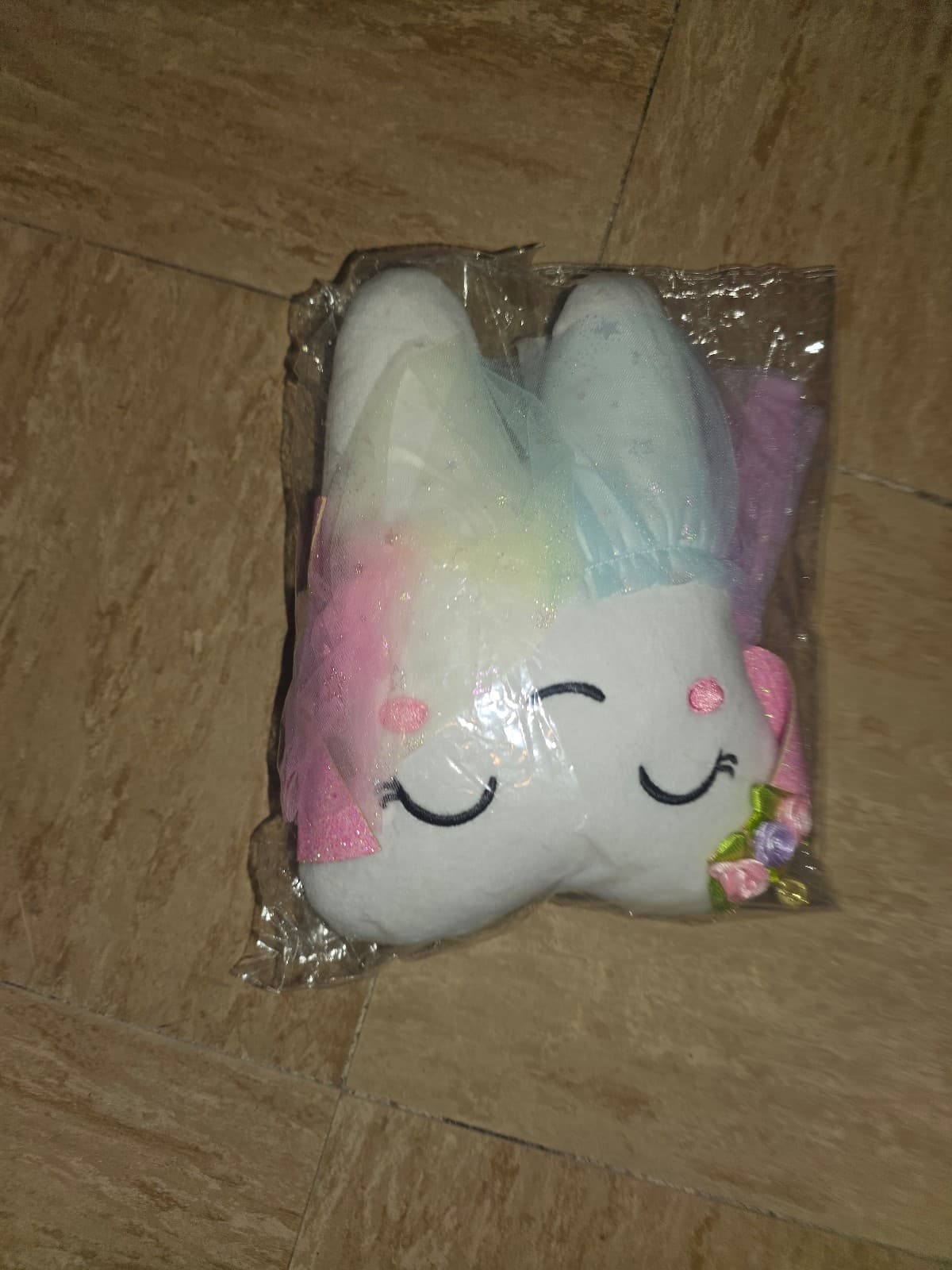 Tooth Fairy Pillow with Wings & Colorful Skirt Tooth Fairy Doll - Thumbnail 6