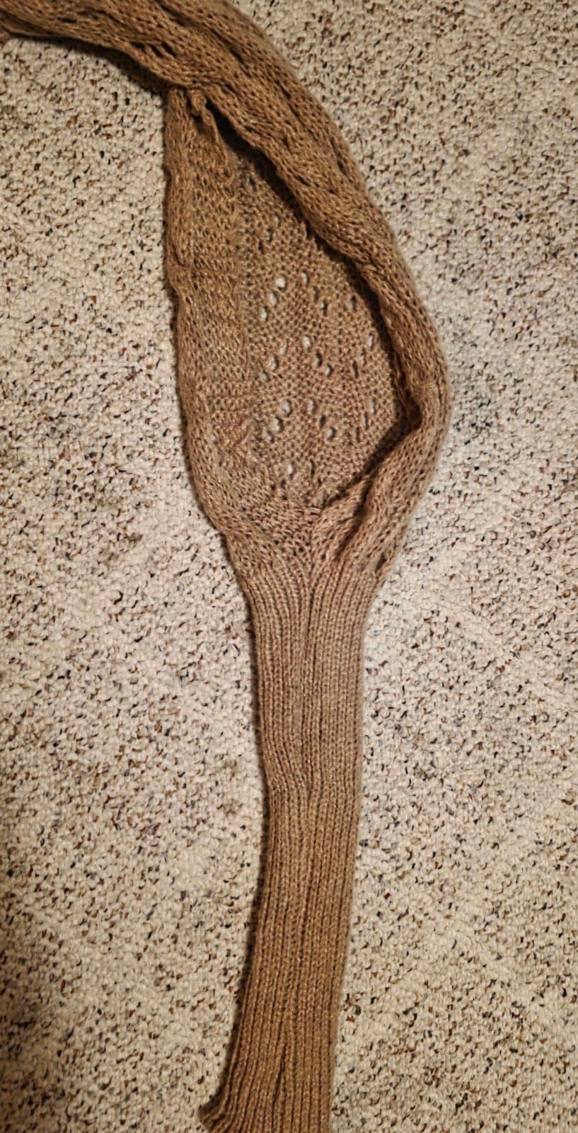 Scarf with Sleeves Crochet Scarf Wrap - Thumbnail 6