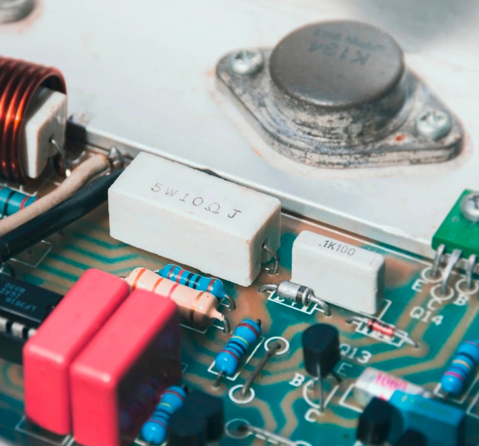 15 Ohm Resistors, 20Pcs 5W Ceramic Cement Resistor Power Cement Resistor Kit Tol - Thumbnail 4