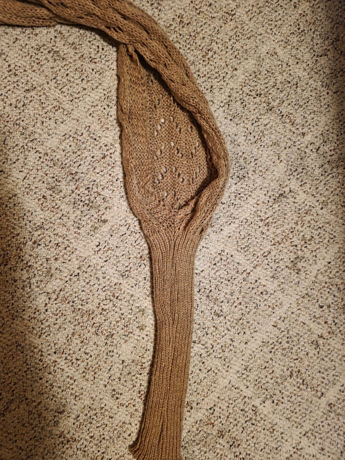 Scarf with Sleeves Crochet Scarf Wrap - Thumbnail 7