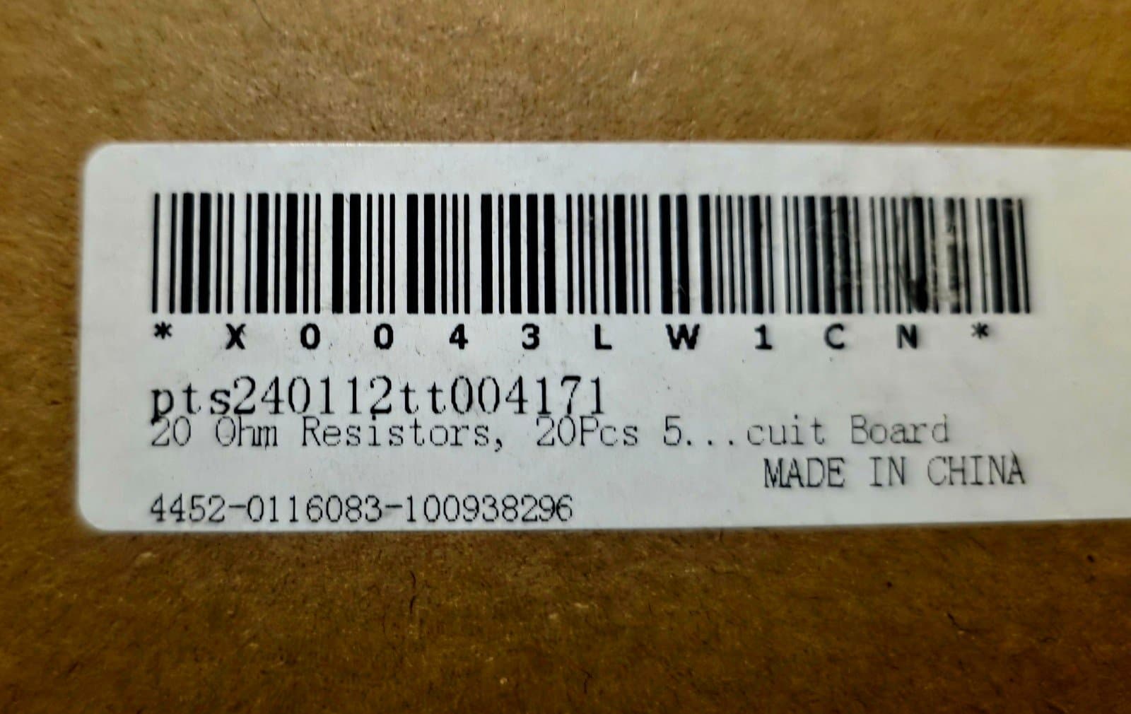 15 Ohm Resistors, 20Pcs 5W Ceramic Cement Resistor Power Cement Resistor Kit Tol - Thumbnail 5