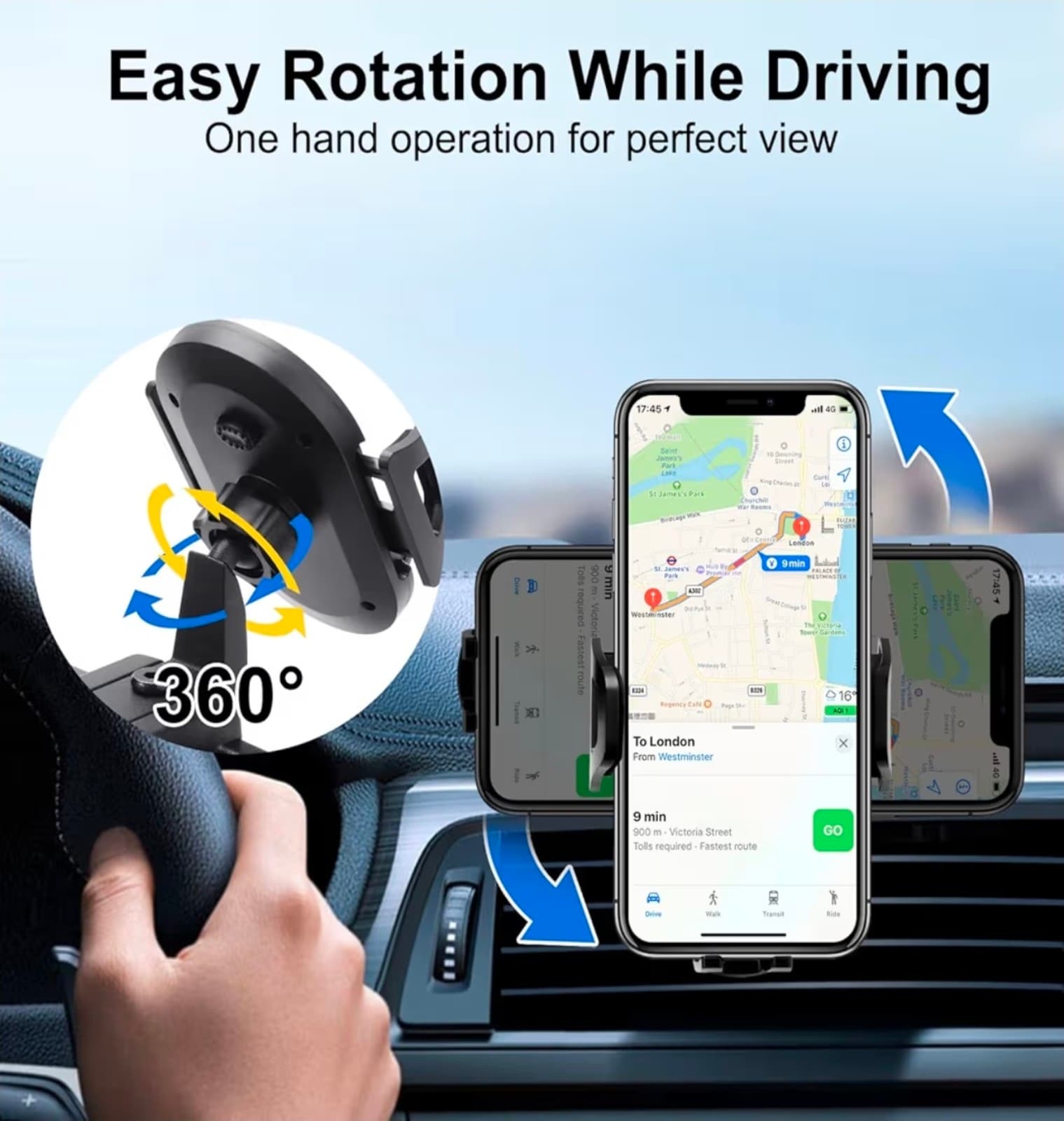 Jeep Wrangler Phone Mount fits 2018-2023 - Thumbnail 6