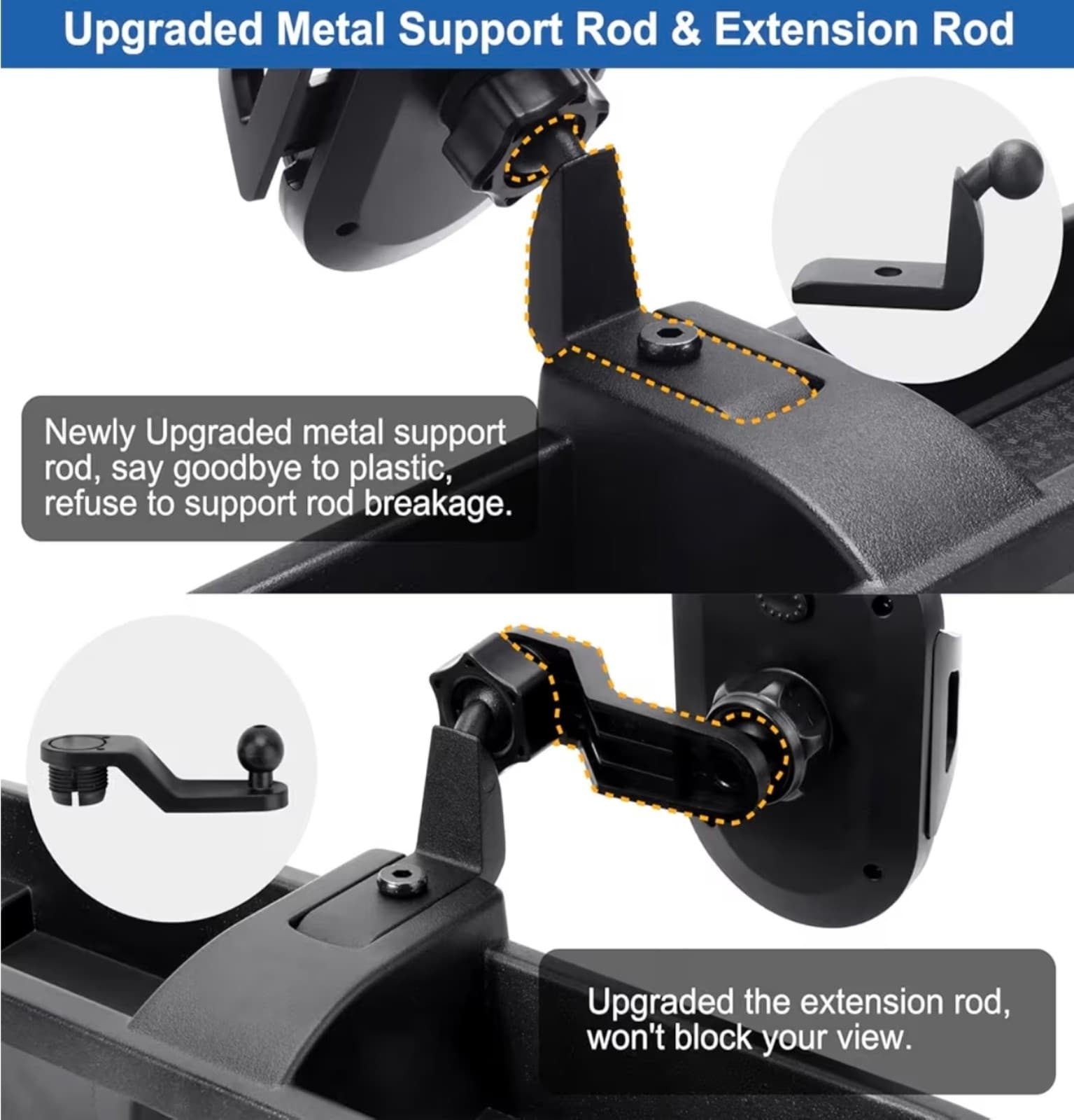 Jeep Wrangler Phone Mount fits 2018-2023 - Thumbnail 3