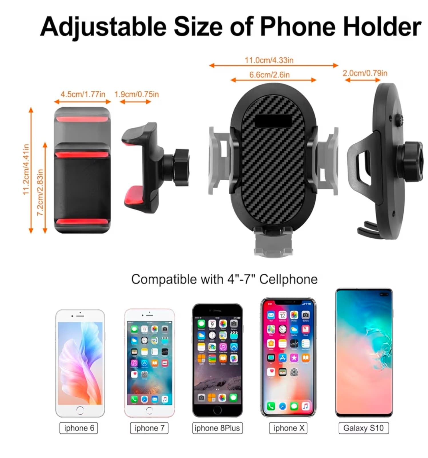 Jeep Wrangler Phone Mount fits 2018-2023 - Thumbnail 4