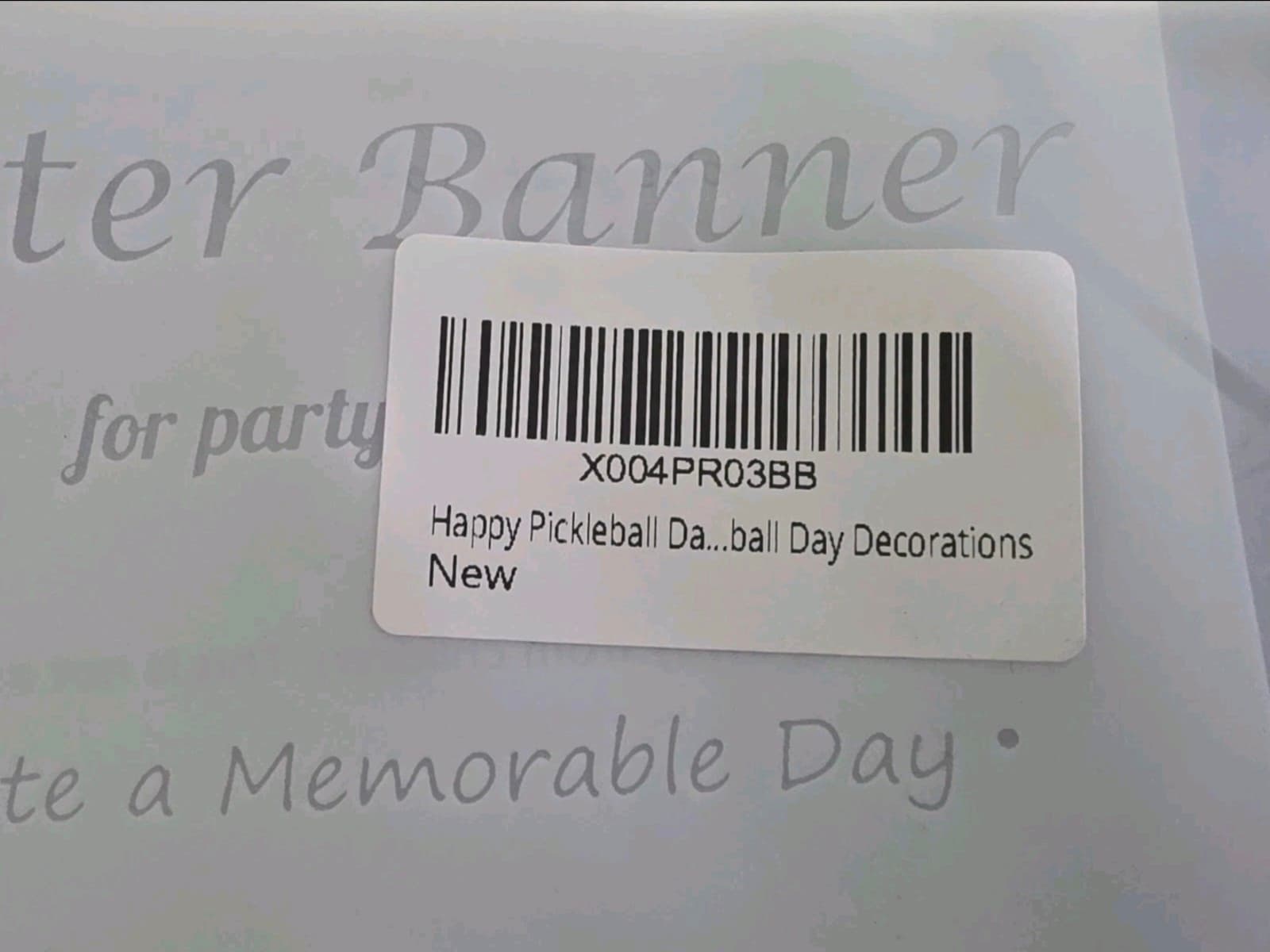 Happy Pickleball Day Sign Decorations - Thumbnail 3