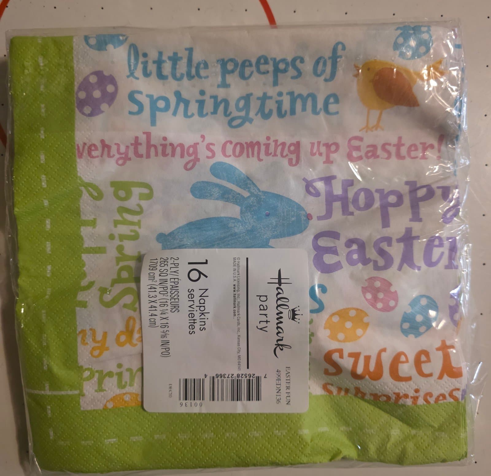 Easter Napkins 3 packages Hallmark brand - Thumbnail 2