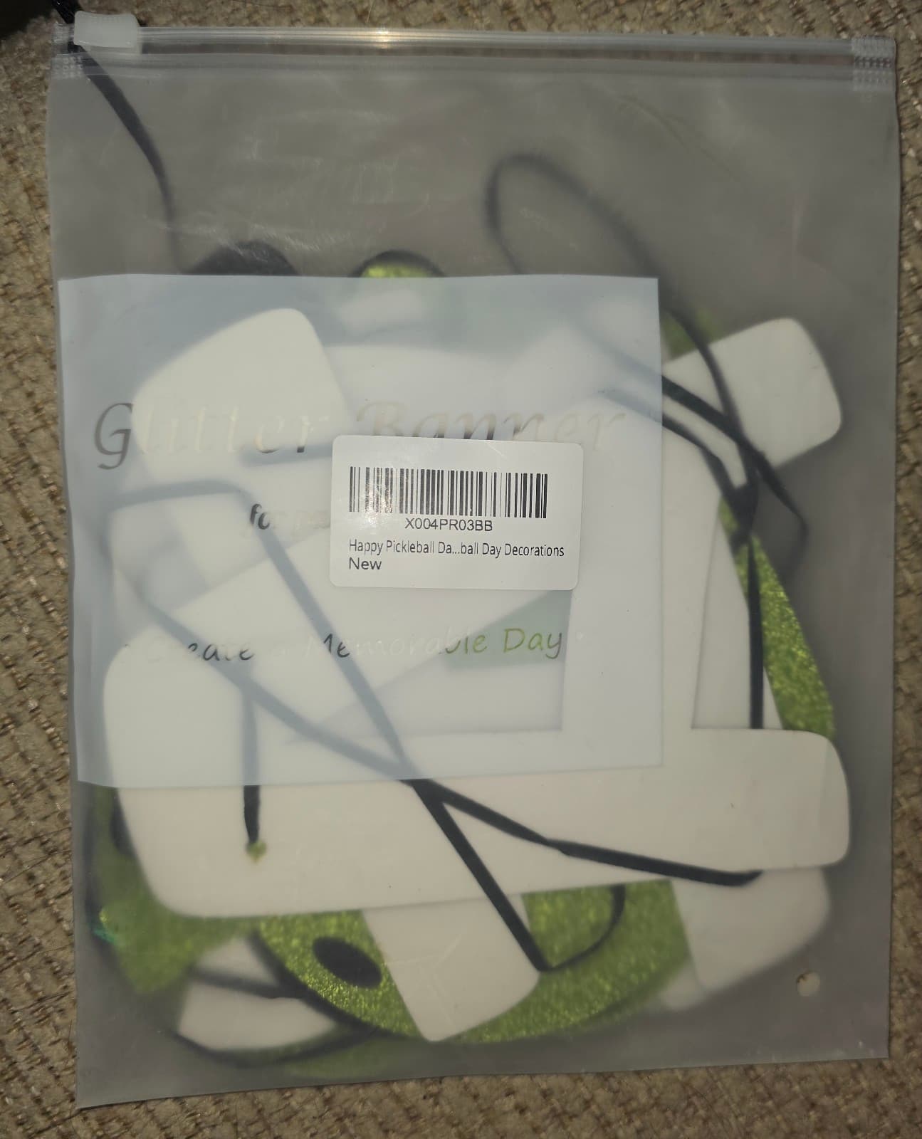 Happy Pickleball Day Sign Decorations - Thumbnail 5