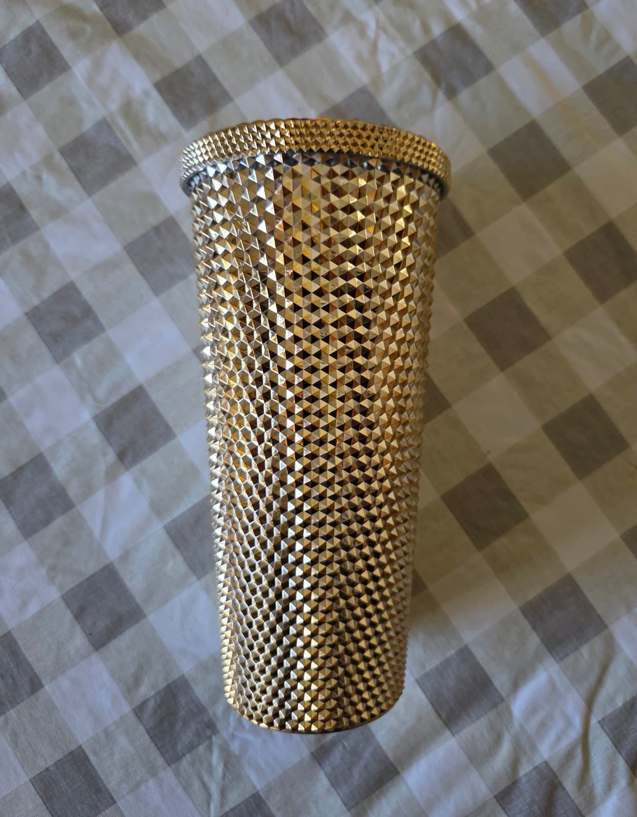 Opalhouse Tumbler with Straw In Golden Color, 26oz Cup Clear Plastic Rare New - Image 1