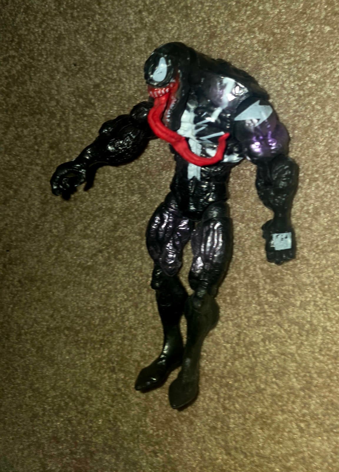 Marvel Hasbro 2008 Spider-Man Venom Action Figure 7” Articulated - Thumbnail 4