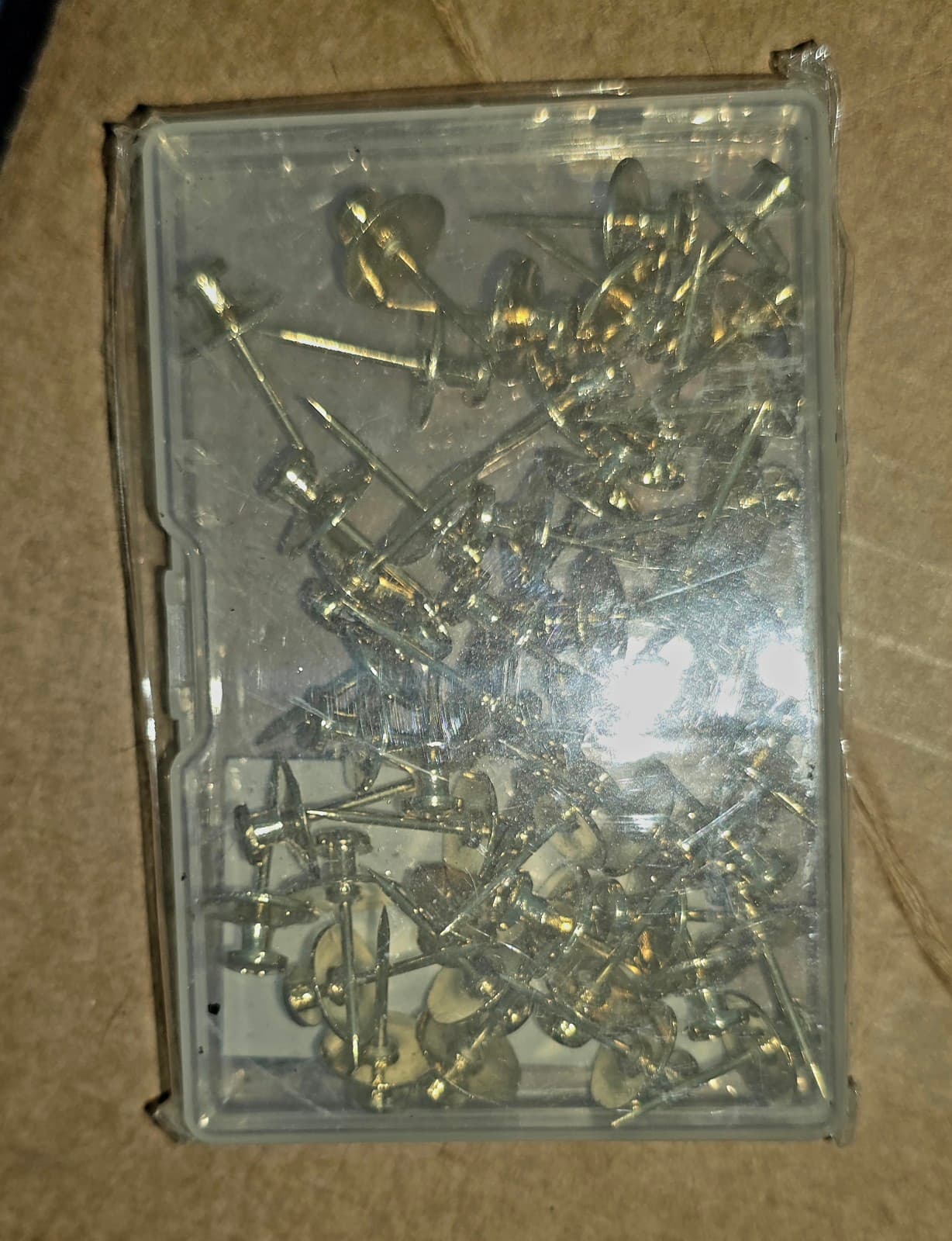 Double Headed Picture Hangers(20lbs-50pcs), Picture Hanging Nails, Thumb Tacks , - Thumbnail 5