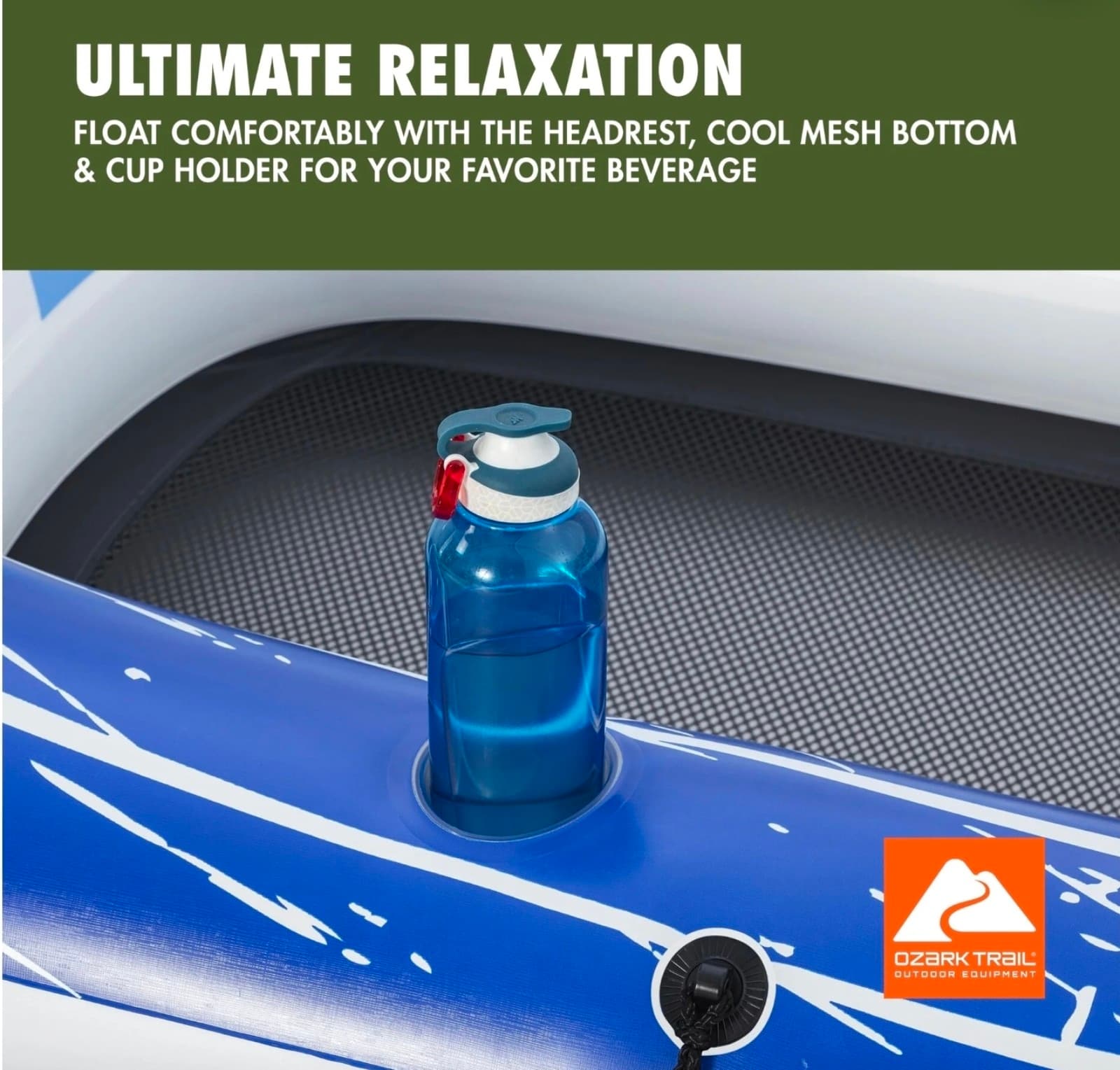 Single Lounge Float 74" Ozark Trail - Thumbnail 6