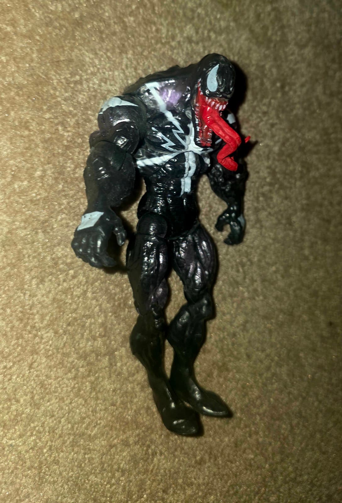 Marvel Hasbro 2008 Spider-Man Venom Action Figure 7” Articulated - Thumbnail 3