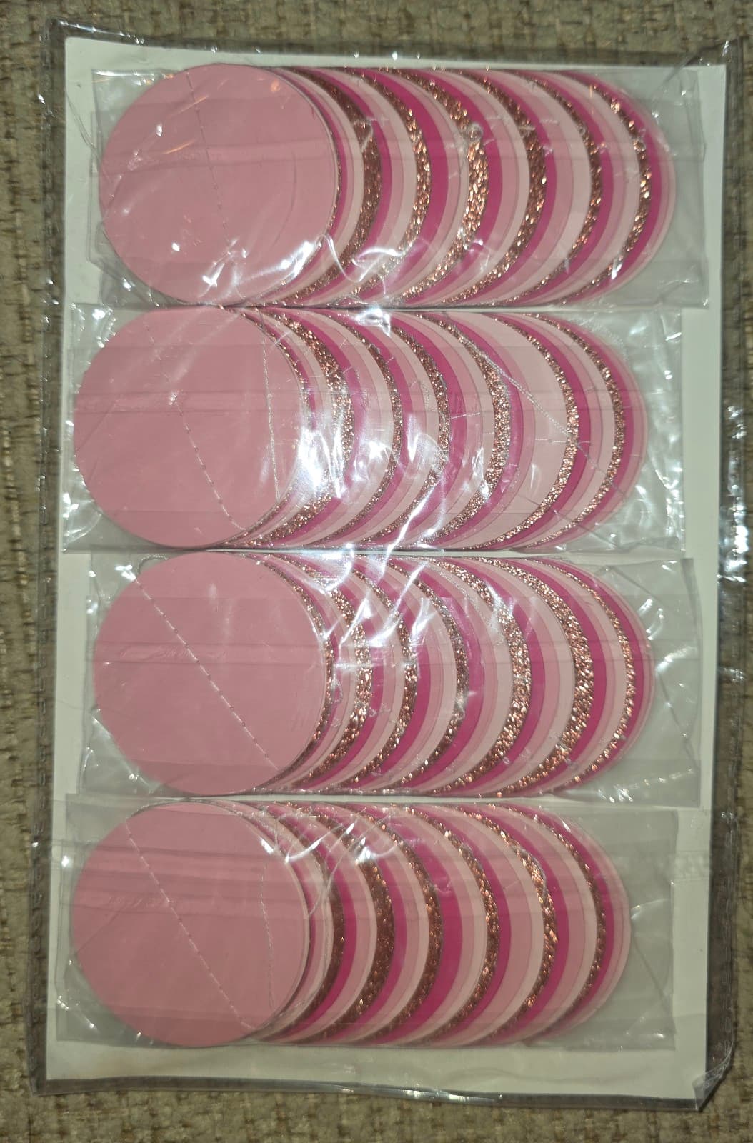 Hot Pink Birthday Garland 46ft - Thumbnail 3