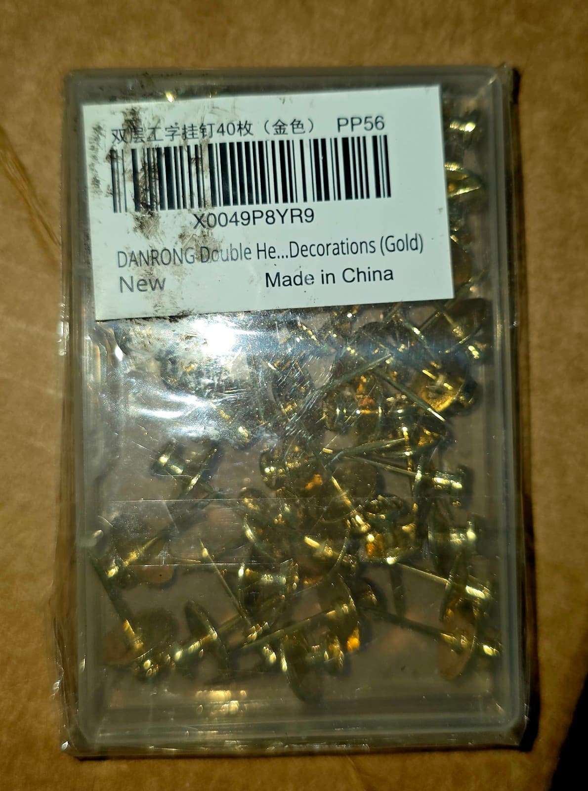 Double Headed Picture Hangers(20lbs-50pcs), Picture Hanging Nails, Thumb Tacks , - Thumbnail 6