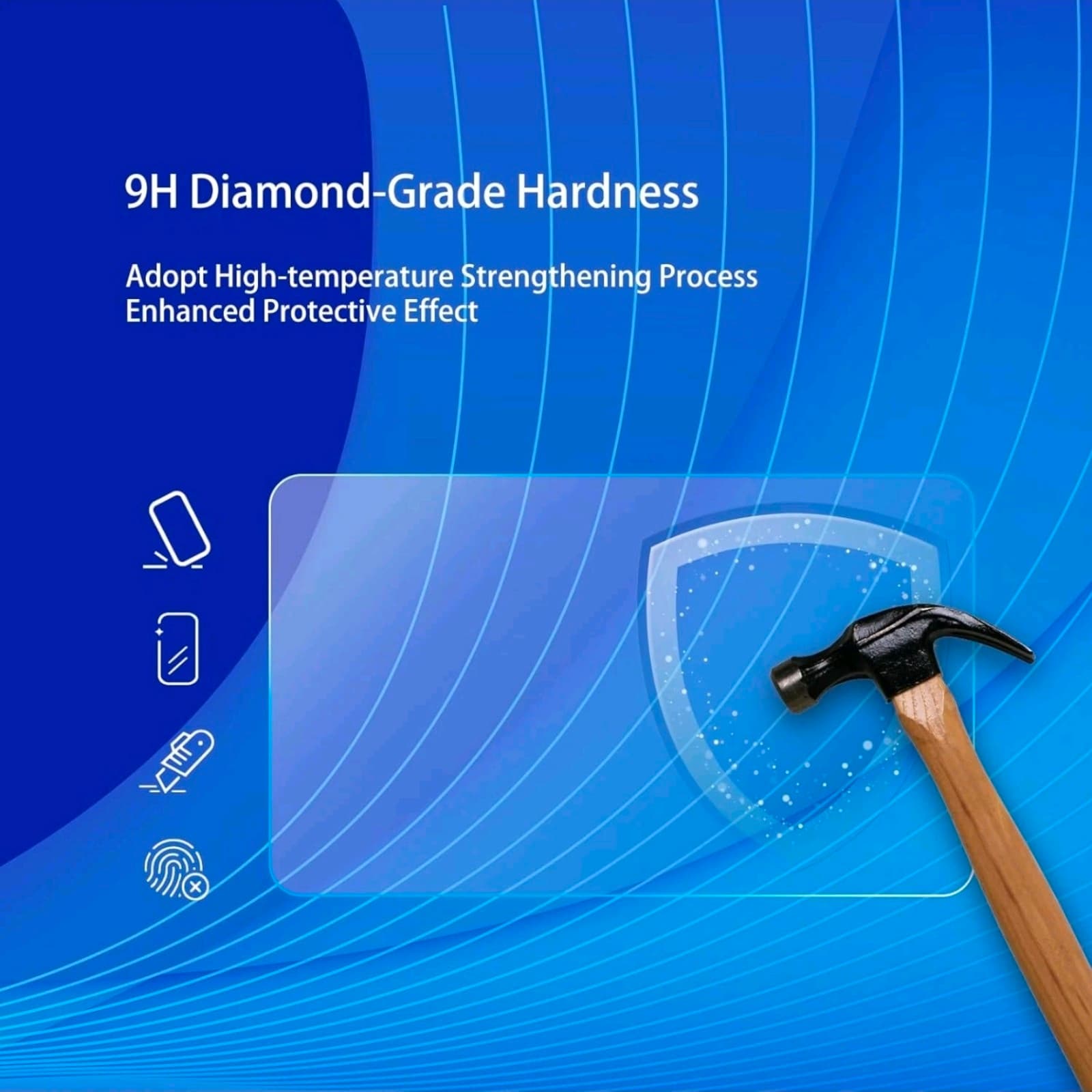 Tempered Glass Screen Protector for 2021-2025 GMC Yukon Denali/Chevy Tahoe 2pcs - Thumbnail 3