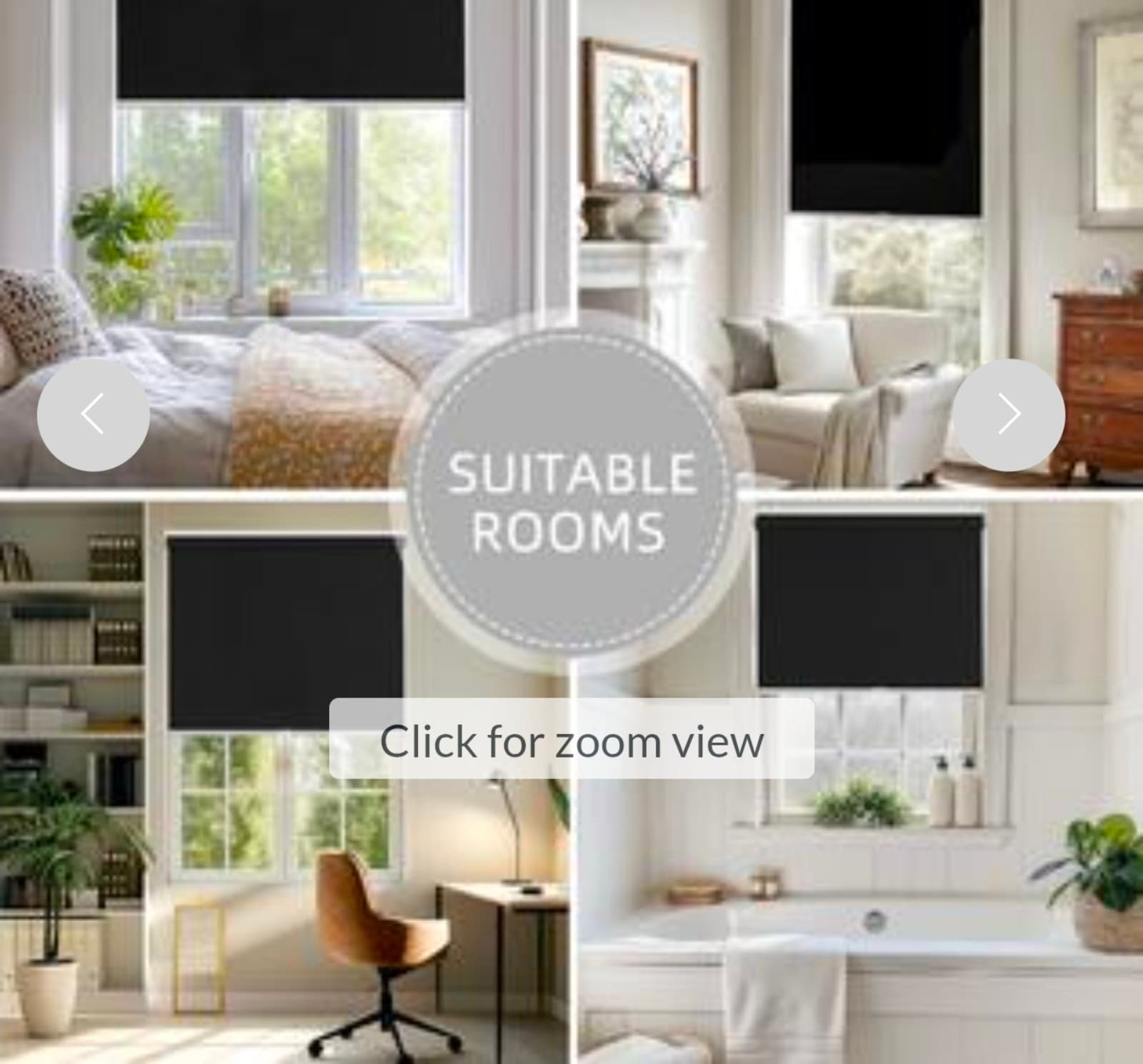 ChrisDowa Cordless Free-Stop 100% Blackout Blinds 52" x 72" - Thumbnail 3