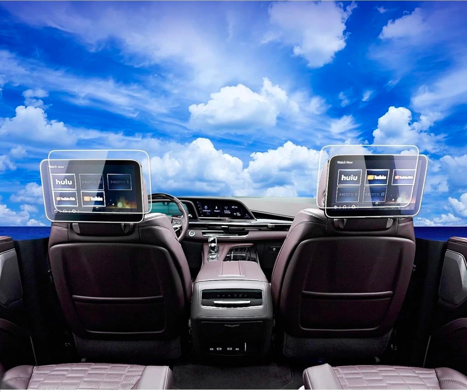 Tempered Glass Screen Protector for 2021-2025 GMC Yukon Denali/Chevy Tahoe 2pcs - Image 1