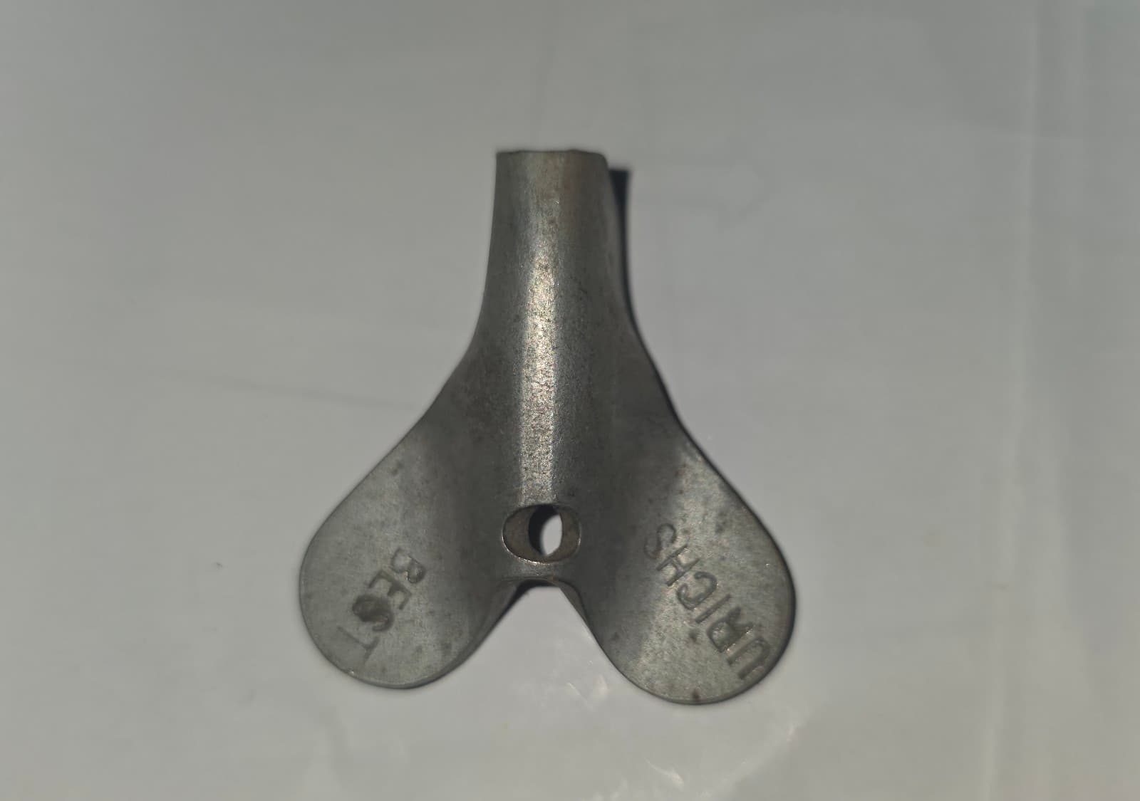 Nice Vintage Urich’s Best Nickel-Plated Bike Bicycle Spoke Key Wrench Hand Tool - Image 1