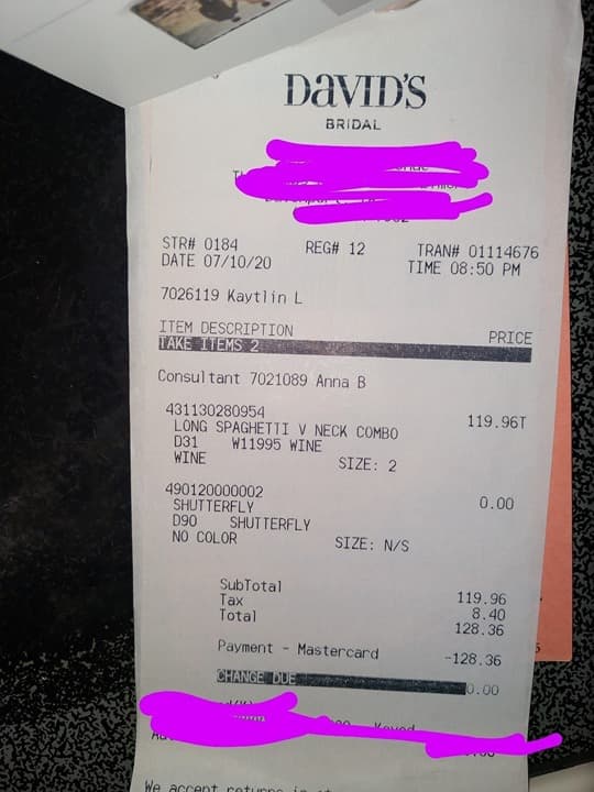 Bridesmaid Dress Sz 2 Wine David's Bridal - Thumbnail 10