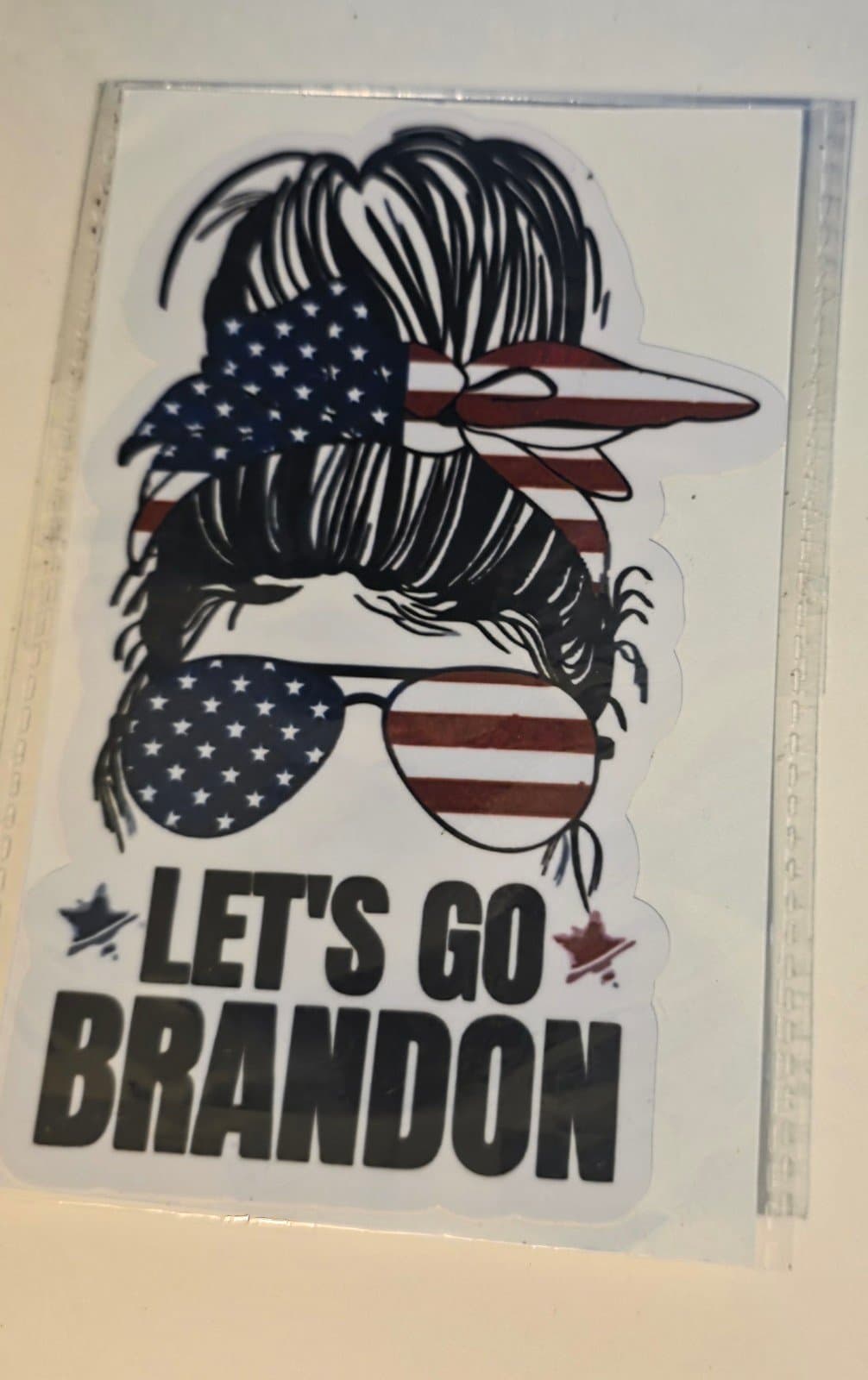 Let's Go Brandon Sticker Vinyl - Image 1