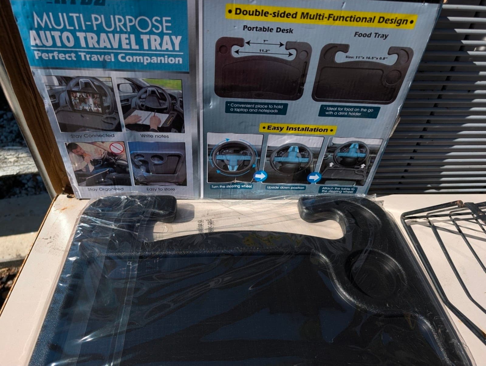 flat surface for laptops or paperwork on one side - Thumbnail 2