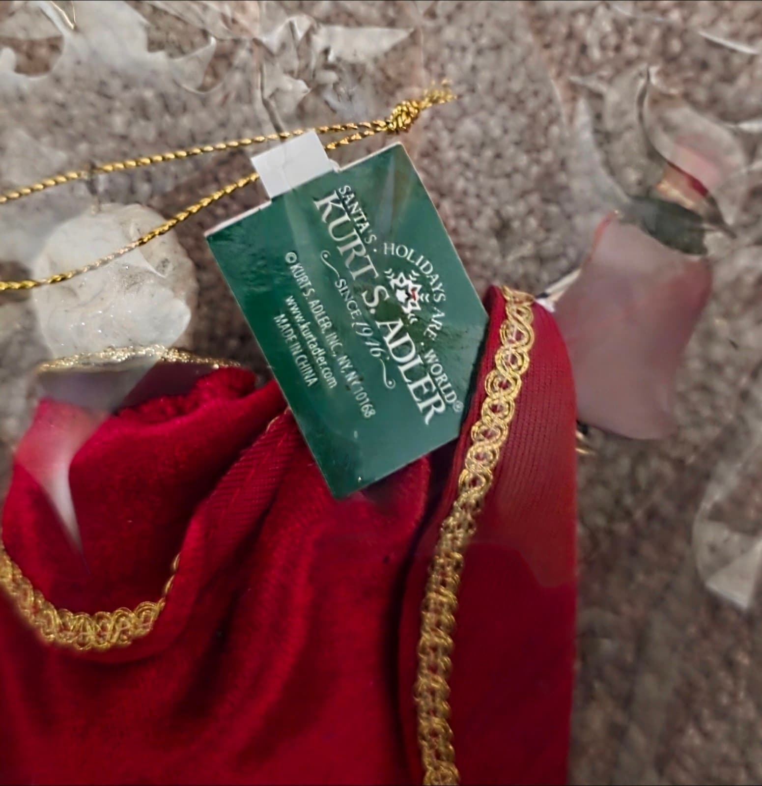 Kurt Adler The Nutcracker Suite Drosselmeyer in Red Cape Christmas Ornament - Thumbnail 3