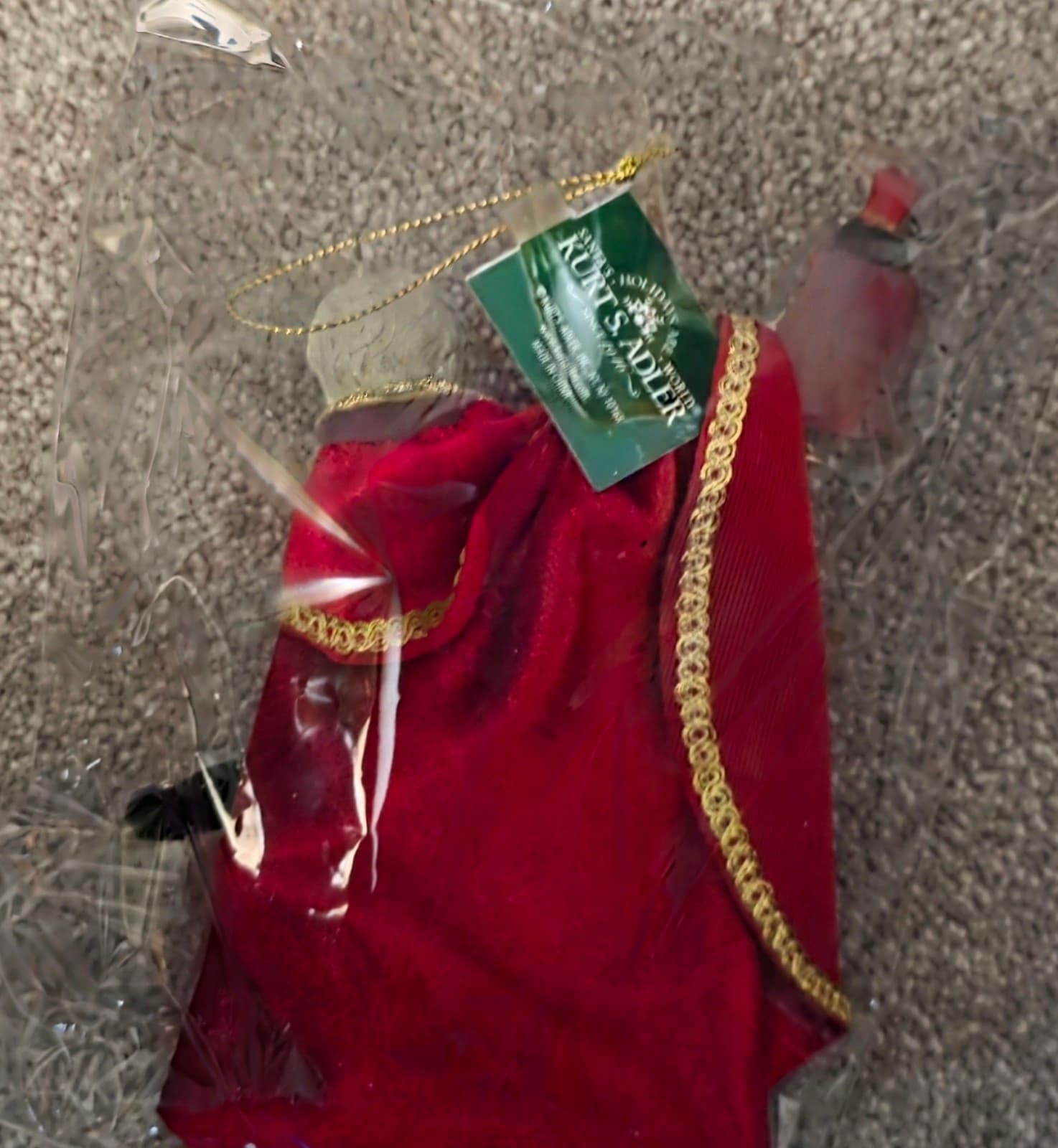 Kurt Adler The Nutcracker Suite Drosselmeyer in Red Cape Christmas Ornament - Thumbnail 4