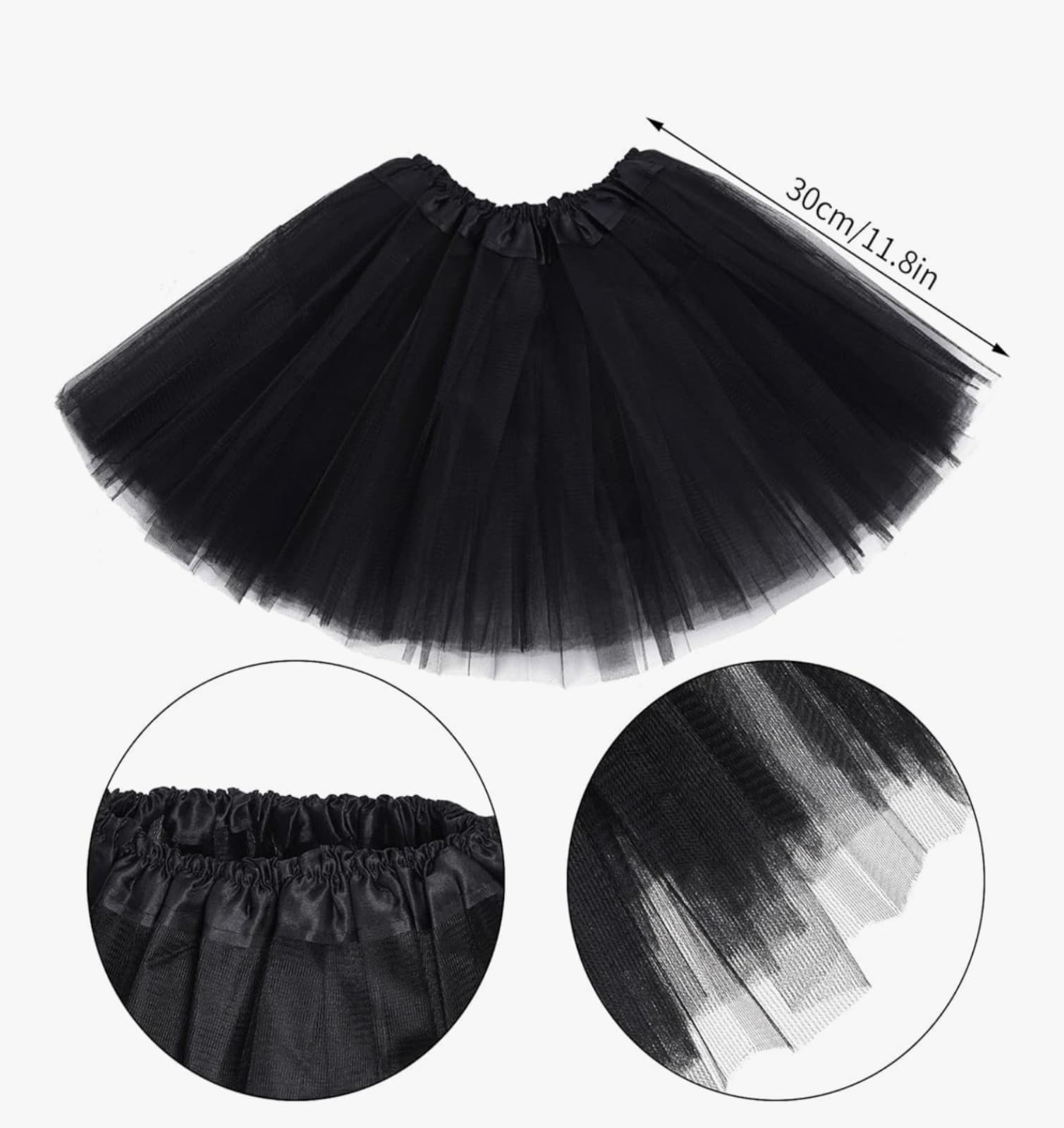 Sexy Bat Costume Set Bat Wings, Skirt, w/ Headband, & Magic Bat Wand sz S-XL - Thumbnail 4