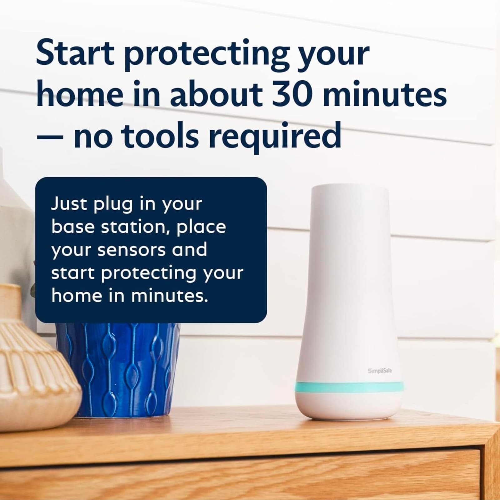 SimpliSafe 11 Piece Wireless Home Security System Gen 3 with Wireless Indoor HD - Thumbnail 4