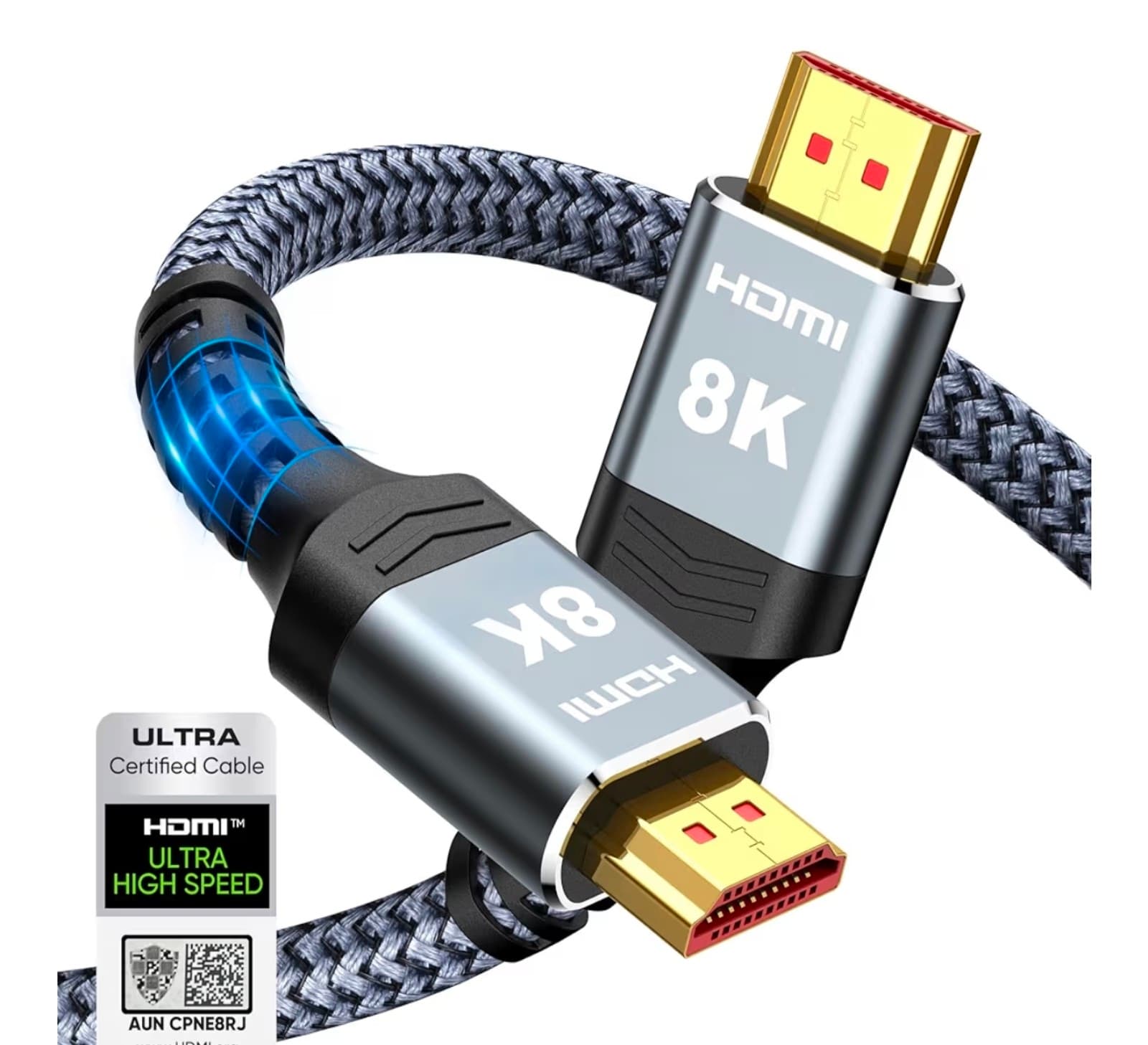 8K HDMI Cable 6.6ft Cable - Image 1