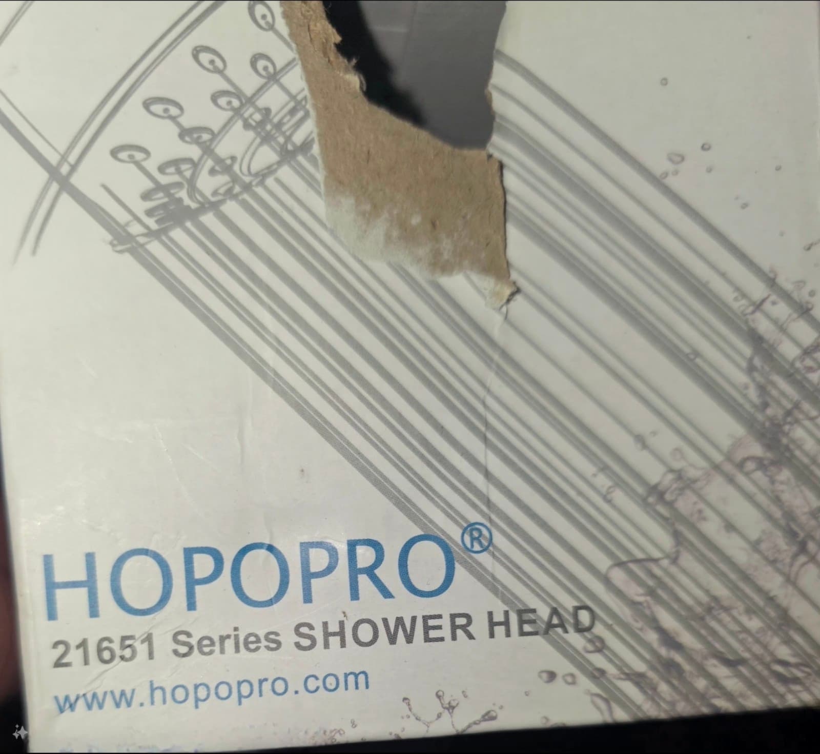 High Pressure Shower Head 5 Spray Patterns - Thumbnail 6