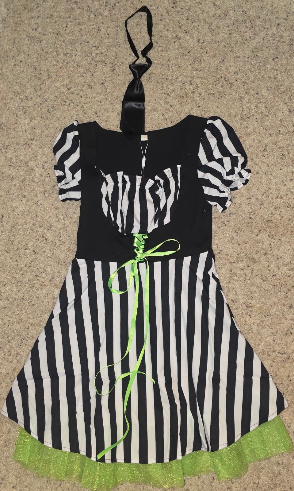 Womens Beetlejuice Costume sz S - Image 1