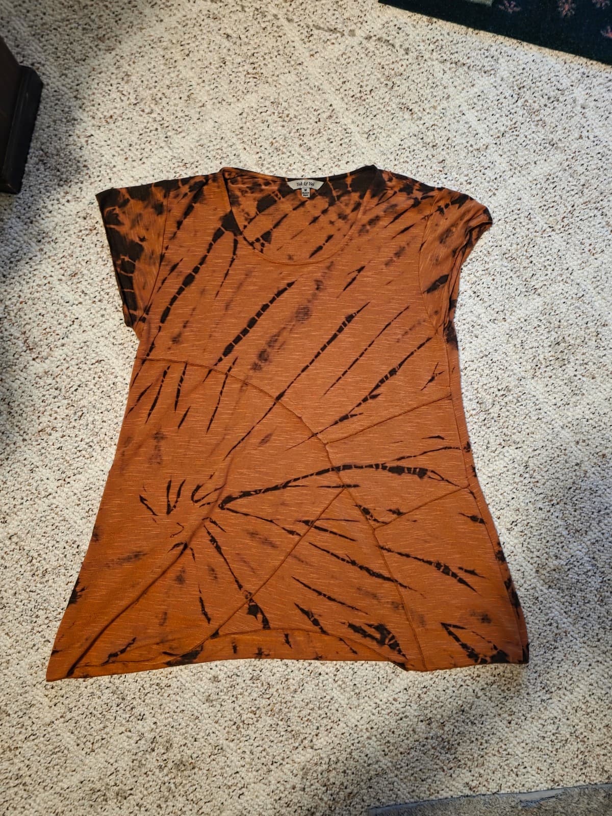 Women's Shirt burnt orange sz m - Image 1