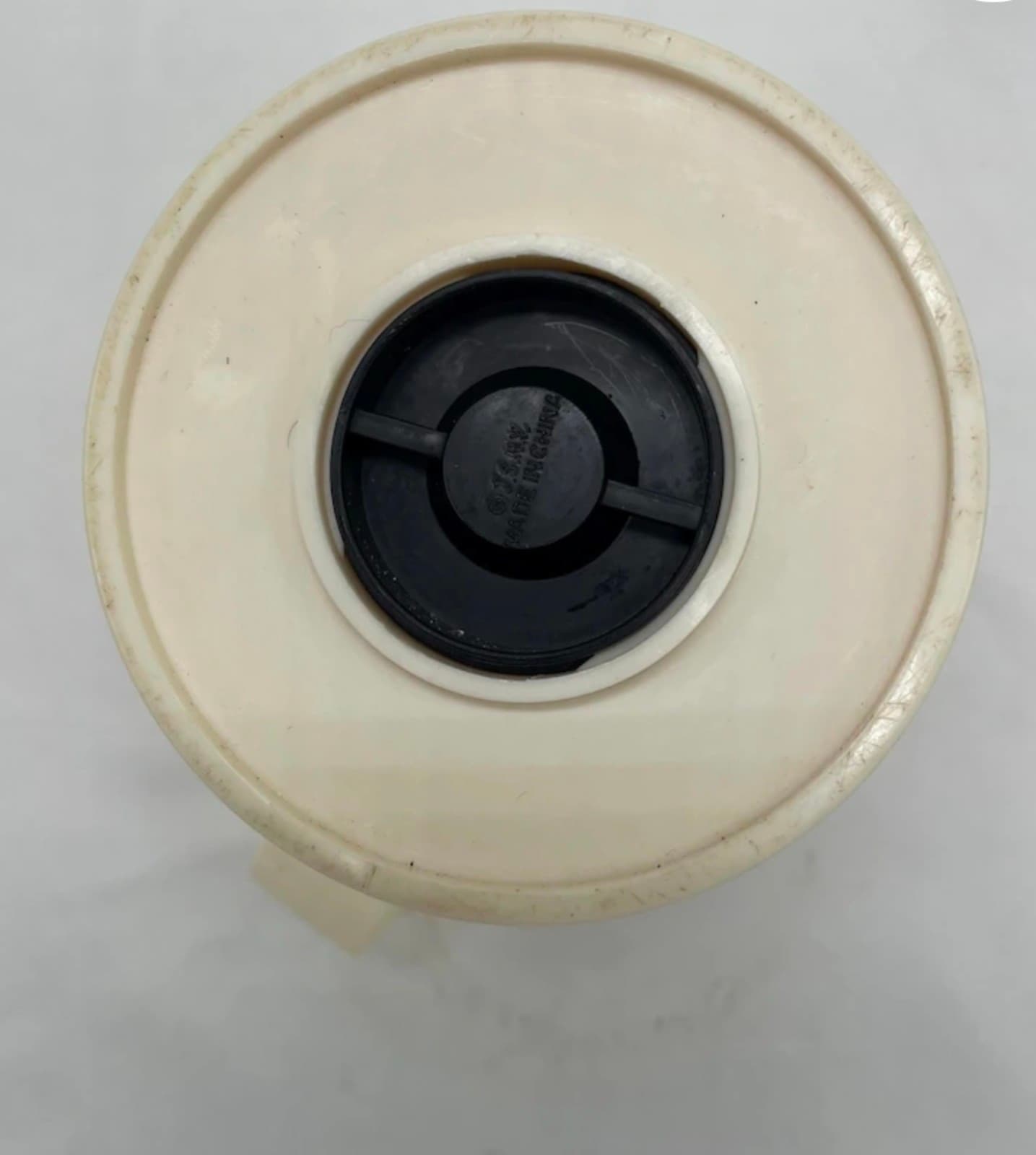 Mid Century Cream Coffee Pot, Glass-Lined Plastic Carafe, Retro Insulated Serv - Thumbnail 5