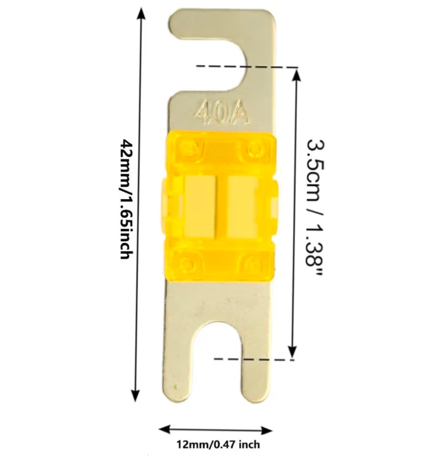 40A, 40A Fuse, 40A ANL, 40ANL Fuse, 40A AFS Fuses, Mini ANL Fuse 40A, Car Audio - Thumbnail 2