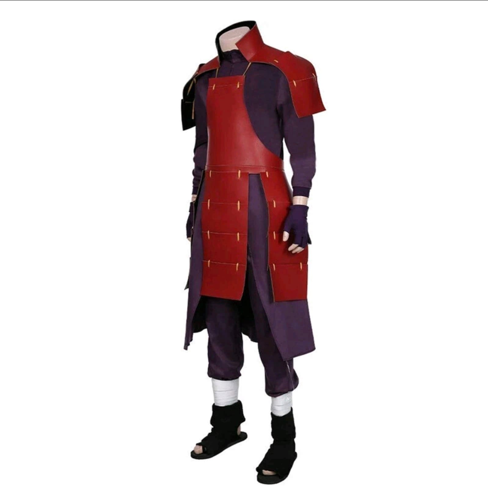 Anime Naruto Shippuden Uchiha Madara Cosplay Costume sz Large 6pc Costume - Thumbnail 3